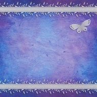 purple background with butterfly