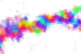 Particles Color Colorful Wave