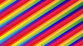 background of rainbow stripes