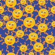 seamless pattern with funny sunnies