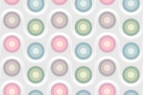 pastel pattern with circles