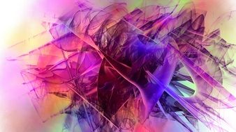 Glass Abstract Refraction Render