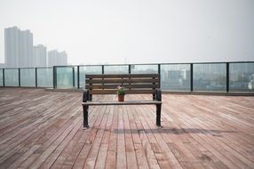 Urban Background Bench Flower