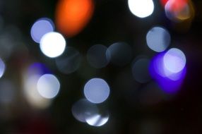 blurred background with colorful lanterns