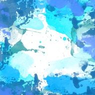 blue watercolored background