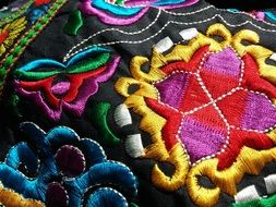 Fabric Ethnic Embroidery Textile