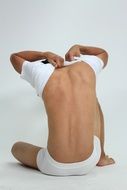 Human Skin Back Male Boby