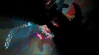 Abstract Light Captured Fantasy