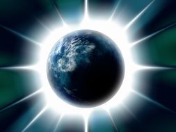 Background All Flash Rays Star