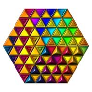 Cube Diced Tile Background Image