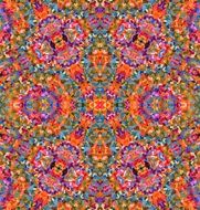 background image with colorful ornaments