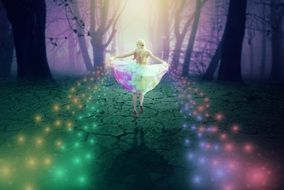 Photomontage Fairy Forest Color