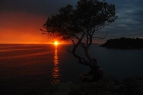 Sunset Heaven Landscape Sea