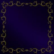 Background Frame Blue Noble