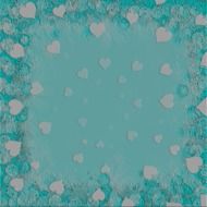 The Background Blue Heart