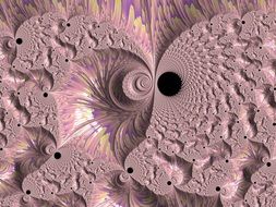 Fractal Tender Rose Cream