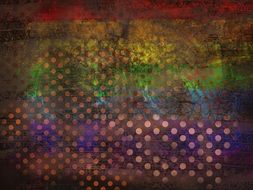 modern background with polka dots