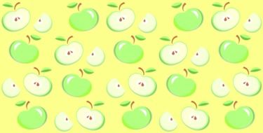 Apples Apple Pattern Vector