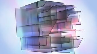 Abstract Refraction Cool Render