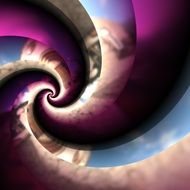 colorful spiral