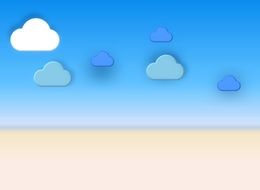 Clouds Beach Sky Blue