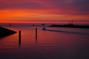 summer evening at the Baltic Sea