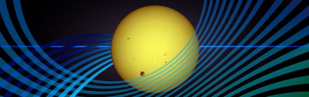 Banner Header Sun Wave Line