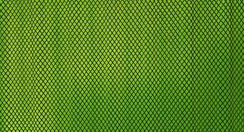green diamond shaped pattern on the background