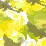 yellow green watercolored background