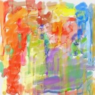 Abstract Paint Art Modern Drips