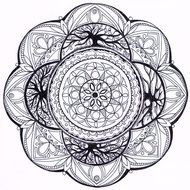 Mandala Zentangle 4-Seasons