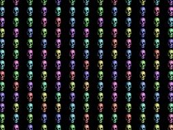 Background Skulls Human Bone