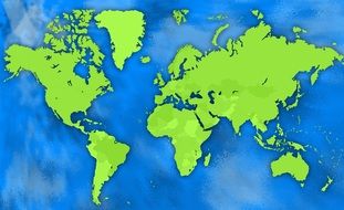 background with world map