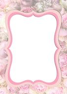 Background Flowers Frame Pink