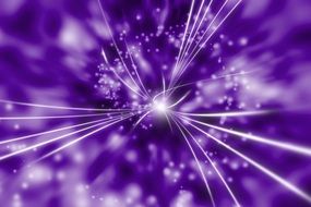 purple background with starry sky