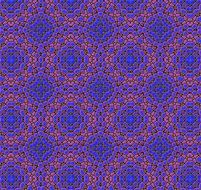 ornamental purple pattern