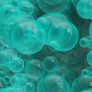 background with blue bubbles pattern