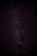wallpaper with milky way on the dark sky