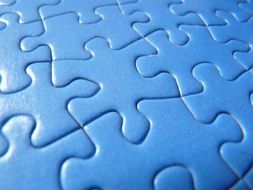 Puzzle Blue Share Macro Area