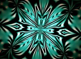 green black 3d pattern