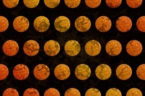 Background Gold Polka Dots