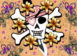 Background Skull And Crossbones