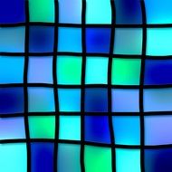 background with blue mosaic