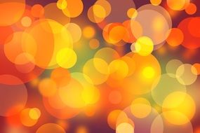 Bokeh Background Orange Textures