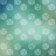 Paper Scrapbooking Blue Circle