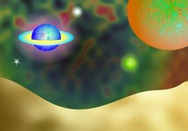 colorful space image