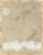ART DECORATION of vintage postcard