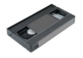 isolated videocassette