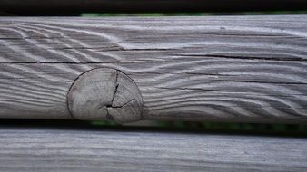 old grey wooden boards close-up