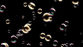 Soap Bubbles Ball Background